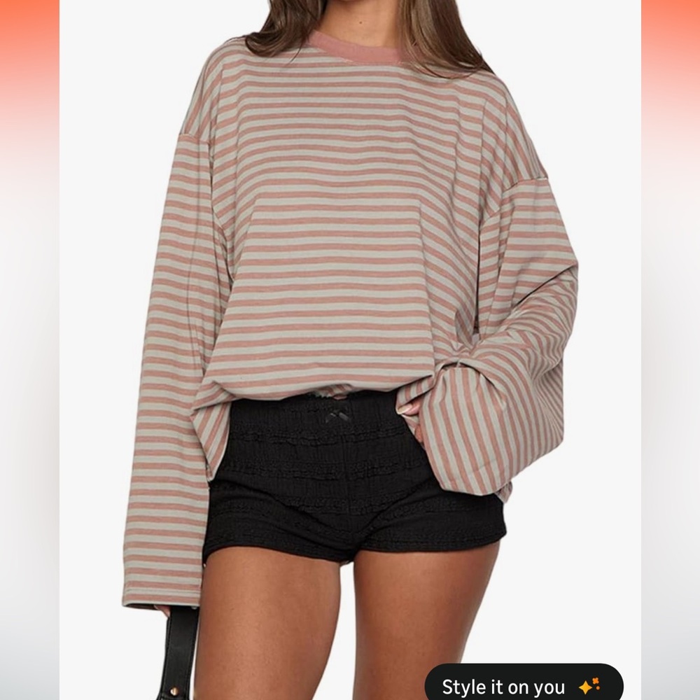 New striped long sleeve